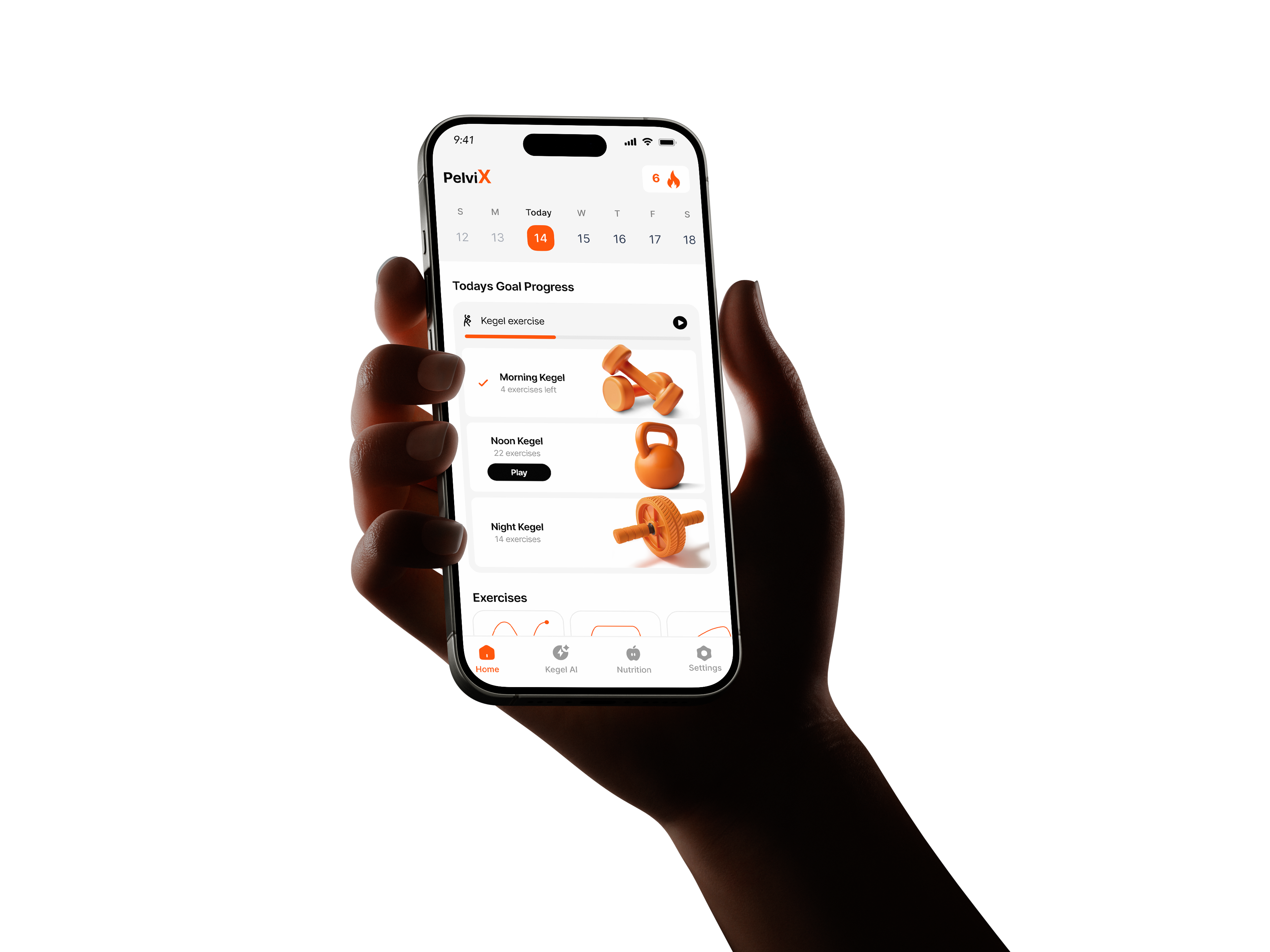 PelviX App Interface